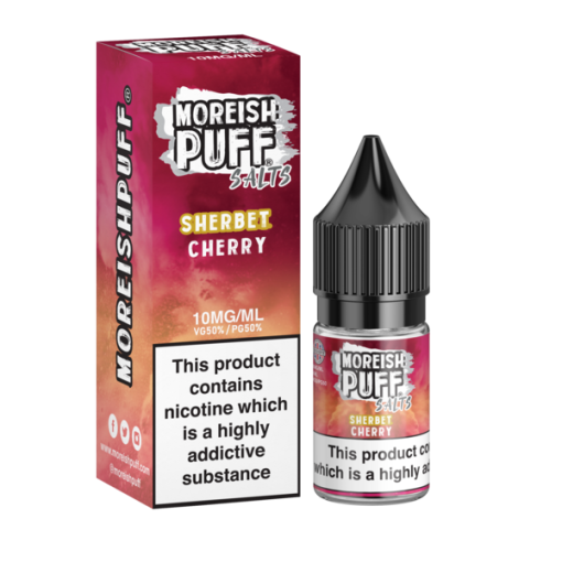 Cherry Sherbet Nic Salt Moreish Puff 1