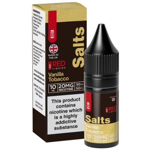Vanilla Tobacco - Red Liquids Salt