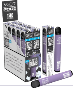 Purple Bomb Iced 1500 by VGOD Pod 1K