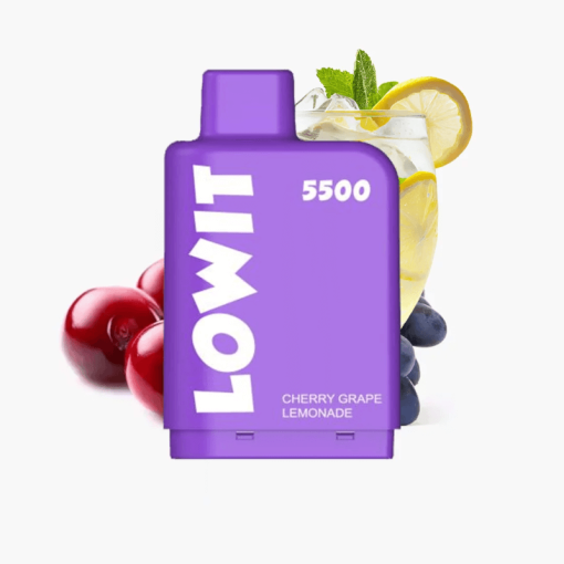 ELF BAR LOWIT 5500 Pods Cherry Grape Lemonade