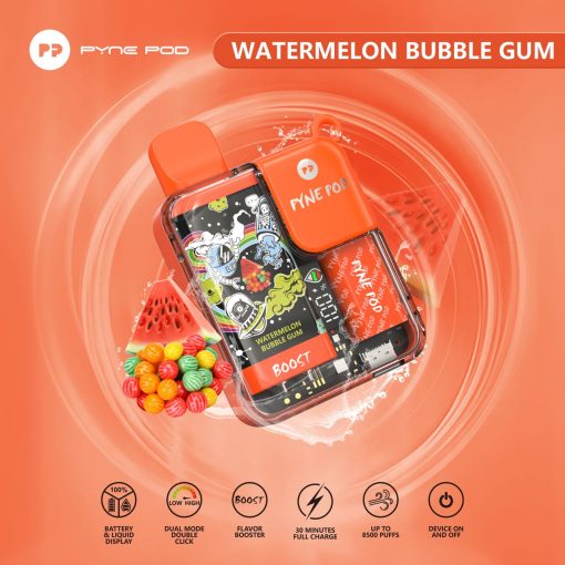 Watermelon Bubble Gum by Pyne Pod 8500