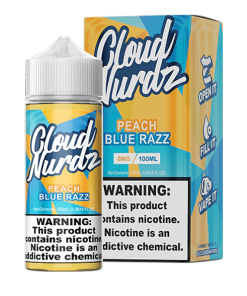 Peach Blue Razz 100ml by Cloud Nurdz