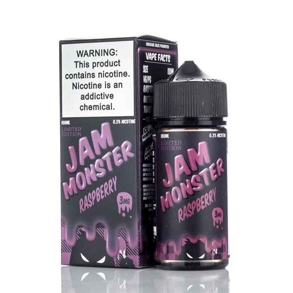 Raspberry by Jam Monster 100ml 1 2