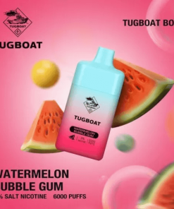 Watermelon Bubble Gum 6000 by Tugboat Box