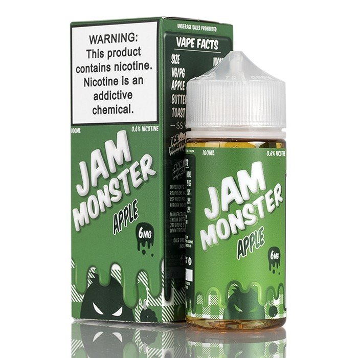apple jam monster liquids 100ml 1 2