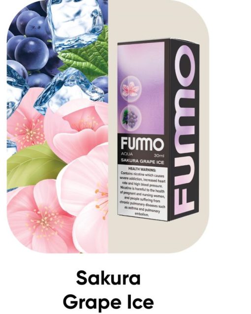 Sakura Grape Ice by Fummo Aqua Salt