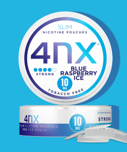 4nx Blue Raspberry Ice Slim Nicotine Pouches