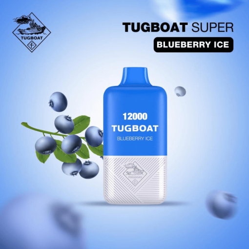 Tugboat Super 12k Puffs Blueberry Ice