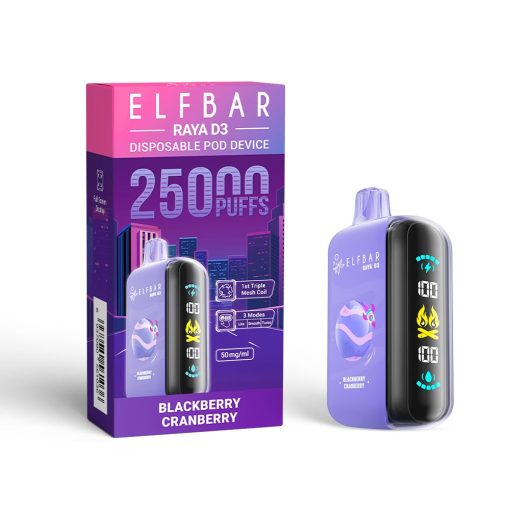 Elf Bar RAYA D3 Blackberry Cranberry 25000