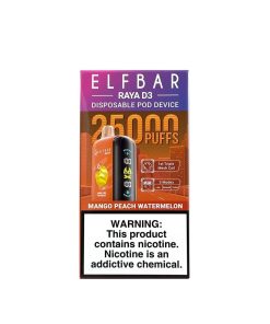 Elf Bar RAYA D3 Mango Peach Watermelon 25000 Box