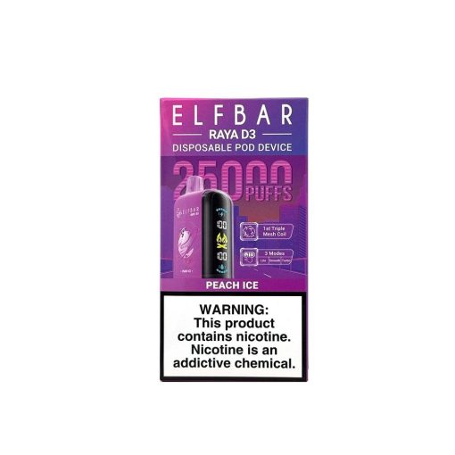 Elf Bar RAYA D3 Peach Ice 25000 Box