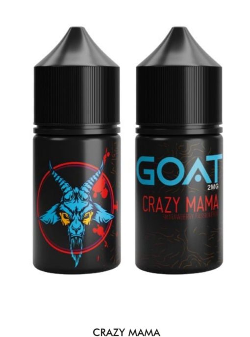 GOAT Crazy Mama Strawberry Passionfruit 30ml Salt Nic